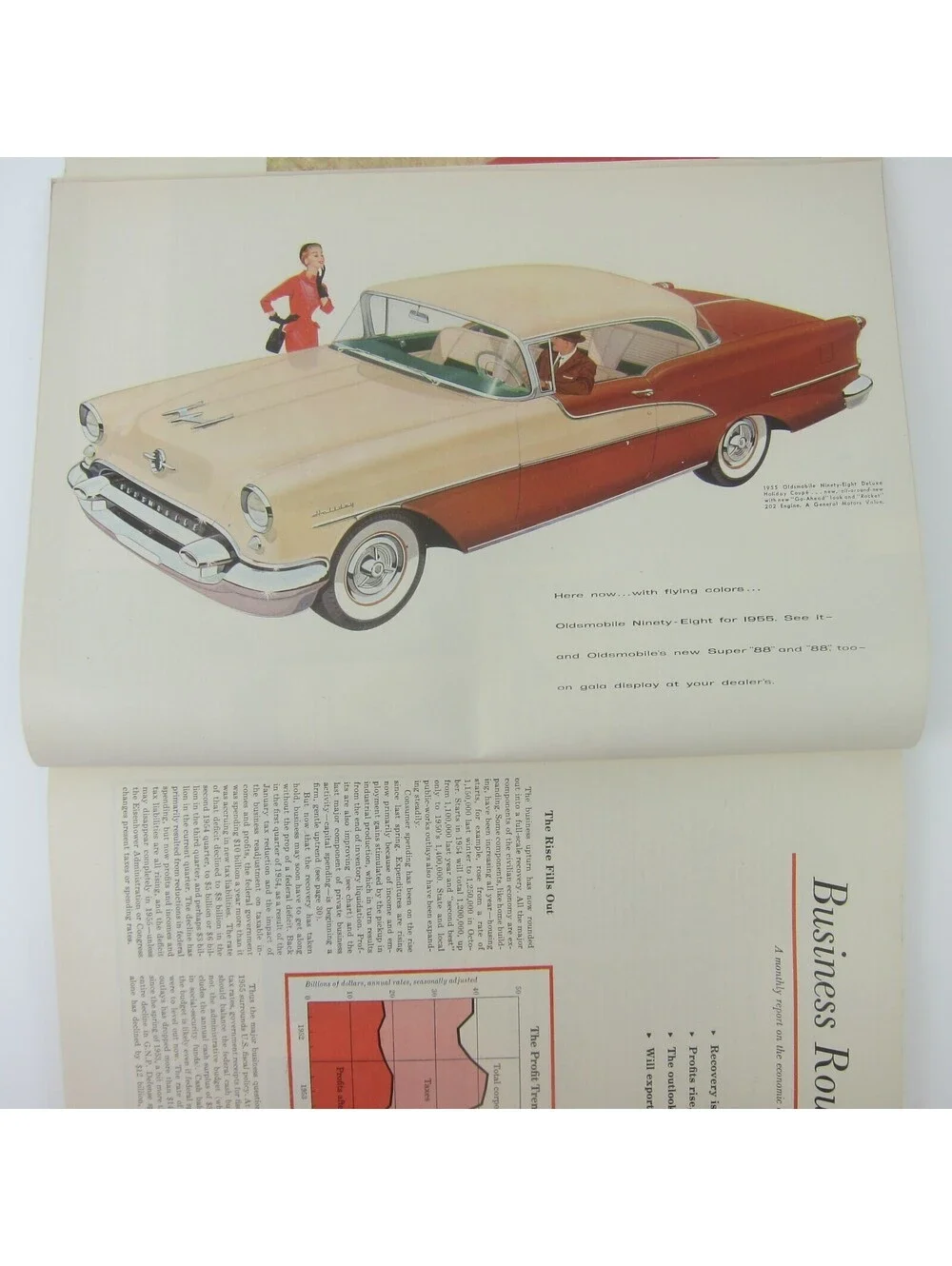 Vintage FORTUNE Magazine December 1954 Wilson Burlington Mills Auto Independents